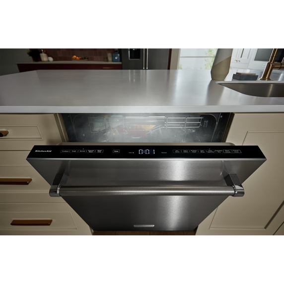 Kitchenaid® 39 dBA PrintShield™ Finish Flush-to-Cabinet Dishwasher with FreeFlex™ Fit Third Level Rack KDTF924PPS