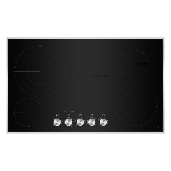 Jennair® Lustre Stainless 36 Electric Radiant Cooktop JEC3536HS