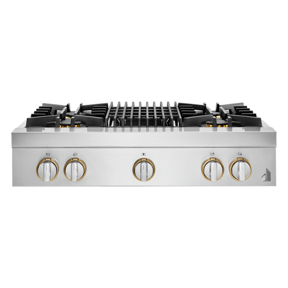 Jennair® RISE™ 36 Gas Professional-Style Rangetop with Grill JGCP636HL