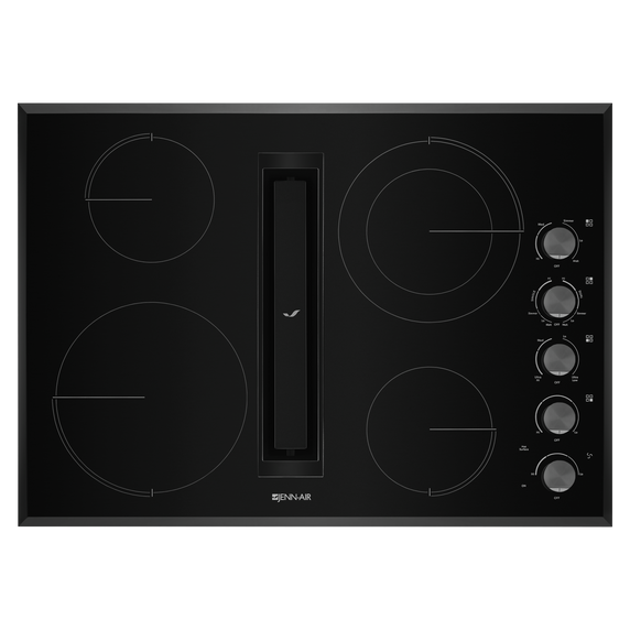 Jennair® Black Floating Glass 30 JX3™ Electric Downdraft Cooktop JED3430GB