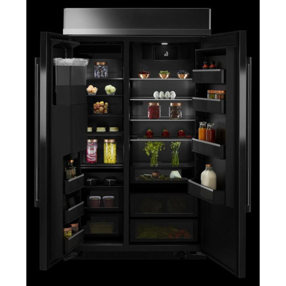 Jennair® RISE™ 48" Built-In Side-By-Side Refrigerator with External Ice and Water Dispenser JBSS48E22L