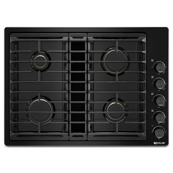 Jennair® 30” JX3™ Gas Downdraft Cooktop JGD3430GB