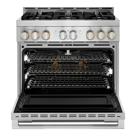 Jennair® 36 RISE™ Gas Professional-Style Range JGRP436HL