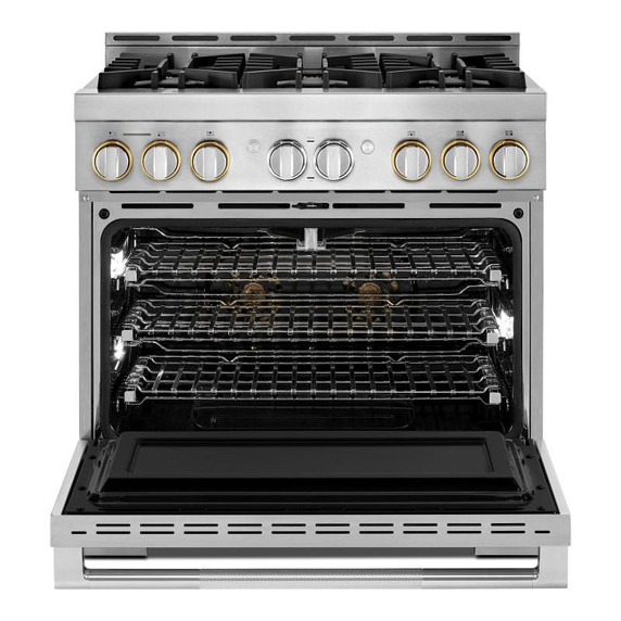 Jennair® 36" RISE™ Gas Professional-Style Range JGRP436HL Jennair® 36" RISE™ Gas Professional-Style Range JGRP436HL