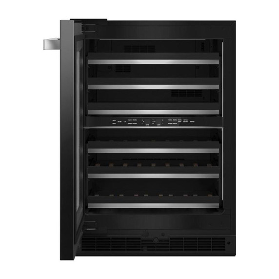 Jennair® NOIR™ 24" Built-In Undercounter Wine Cellar, Left Swing JUWFL242HM