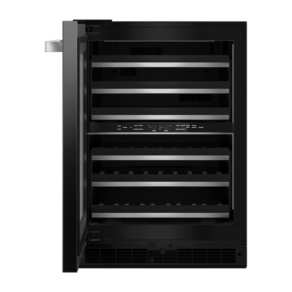 Jennair® NOIR™ 24 Built-In Undercounter Wine Cellar - Left Swing JUWFL242HM