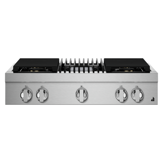 Jennair® NOIR™ 36 Gas Professional-Style Rangetop with Grill JGCP636HM