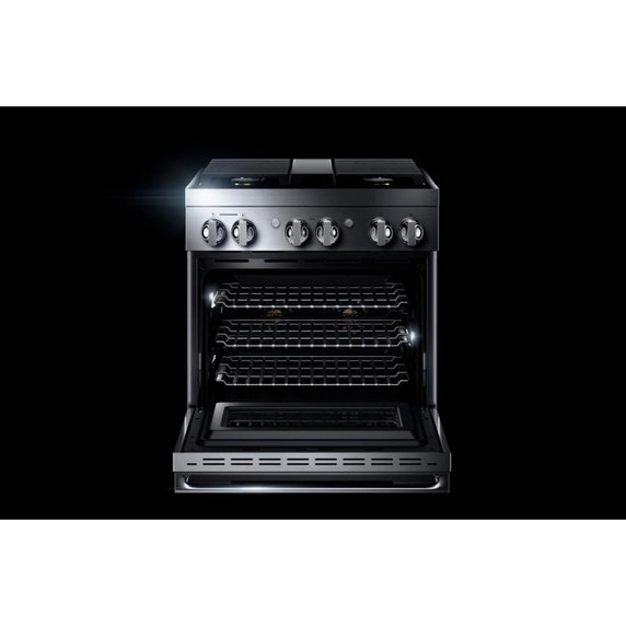 Jennair® 30" NOIR™ Dual-Fuel Professional-Style Range JDRP430HM