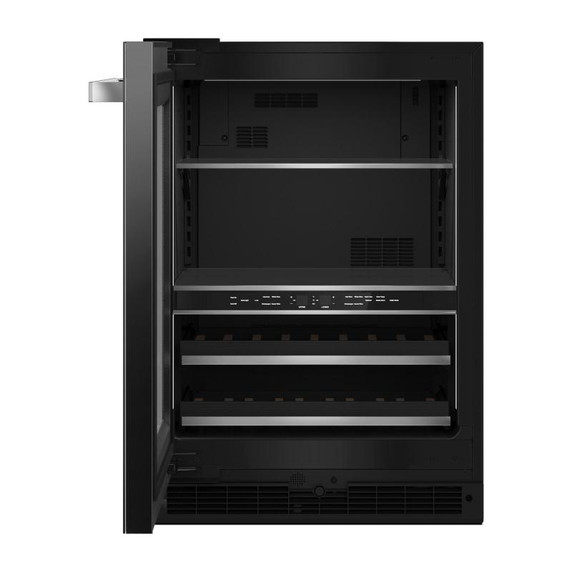 Jennair® NOIR™ 24" Built-In Undercounter Beverage Center - Left Swing JUBFL242HM