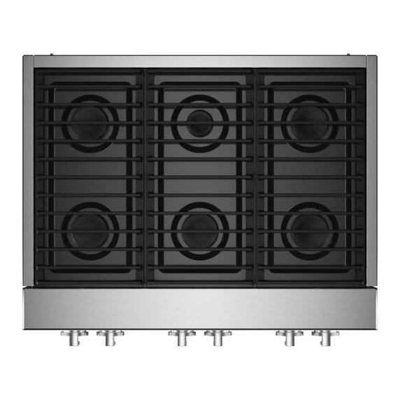 Jennair® 36" NOIR™ Gas Professional-Style Rangetop JGCP436HM
