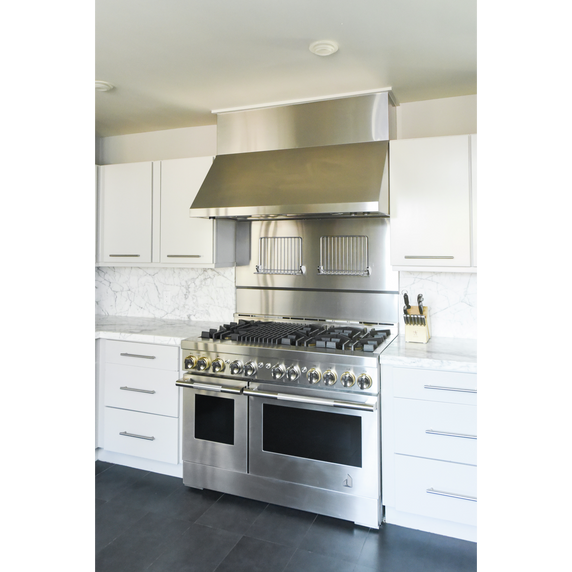 Jennair® RISE™ 48 Dual-Fuel Professional-Style Range with Grill JDRP648HL