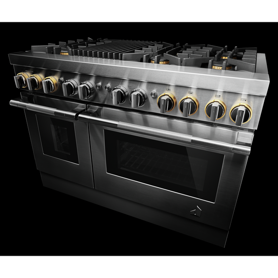 Jennair® RISE™ 48 Dual-Fuel Professional-Style Range with Grill JDRP648HL