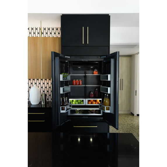 Jennair® 36 Panel-Ready Built-In French Door Refrigerator JF36NXFXDE