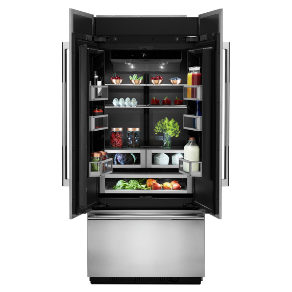 Jennair® 36 Panel-Ready Built-In French Door Refrigerator JF36NXFXDE