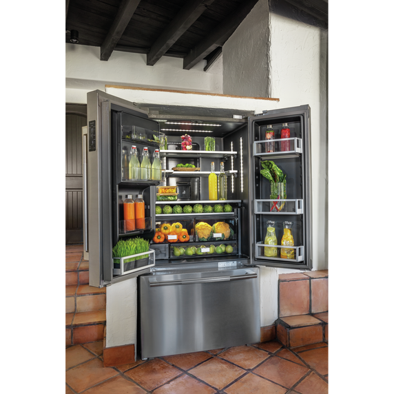 Jennair® 36 Panel-Ready Built-In French Door Refrigerator JF36NXFXDE