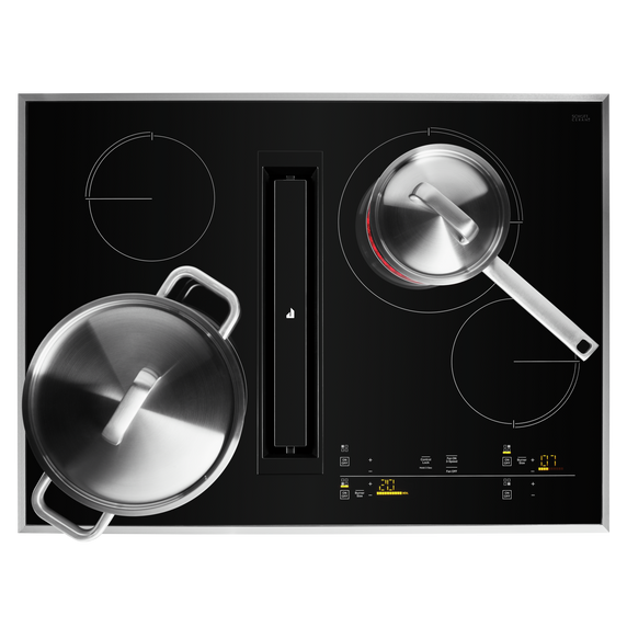 Jennair® 30 Lustre Trim Electric Radiant Downdraft Cooktop with Tap Touch Controls JED4430KS