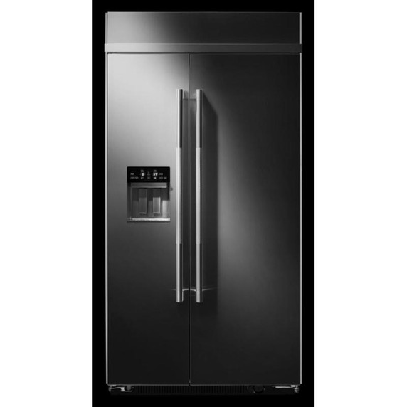 Jennair® RISE™ 42" Built-In Side-By-Side Refrigerator with External Ice and Water Dispenser JBSS42E22L