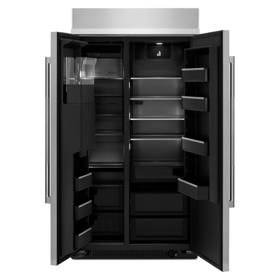 Jennair® RISE™ 42 Built-In Side-By-Side Refrigerator with External Ice and Water Dispenser JBSS42E22L