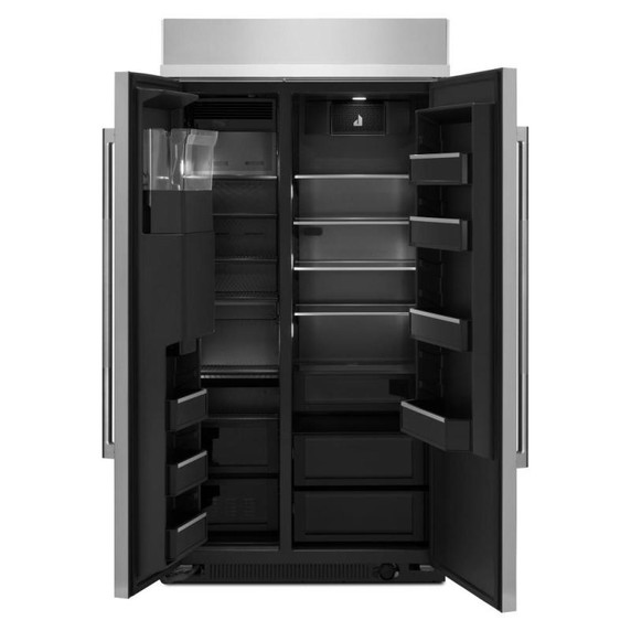 Jennair® RISE™ 42" Built-In Side-By-Side Refrigerator with External Ice and Water Dispenser JBSS42E22L