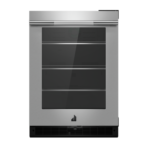 Jennair® RISE™ 24  Under Counter Glass Door Refrigerator, Right Swing JUGFR242HL