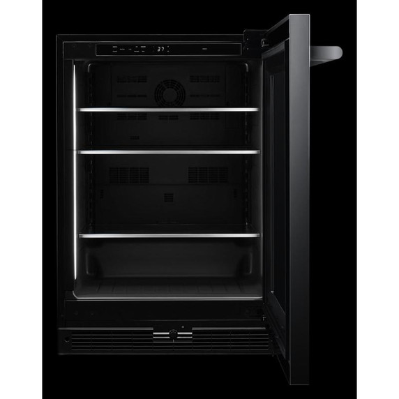 Jennair® RISE™ 24"  Under Counter Glass Door Refrigerator, Right Swing JUGFR242HL Jennair® RISE™ 24"  Under Counter Glass Door Refrigerator, Right Swing JUGFR242HL