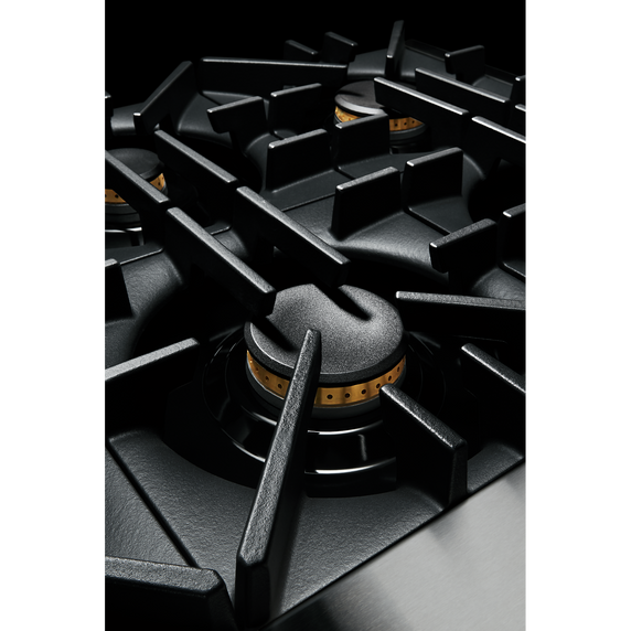 Jennair® RISE™ 48 Dual-Fuel Professional-Style Range with Chrome-Infused Griddle and Grill JDRP748HL