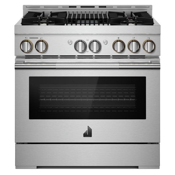 Jennair® RISE™ 36 Gas Professional-Style Range with Grill JGRP636HL