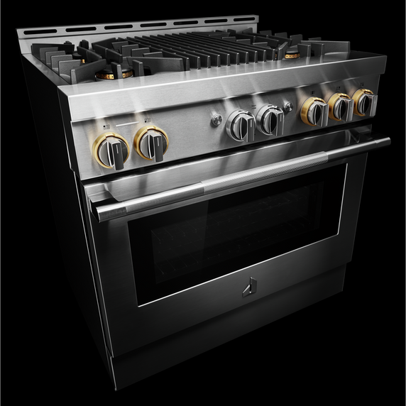 Jennair® RISE™ 36 Gas Professional-Style Range with Grill JGRP636HL