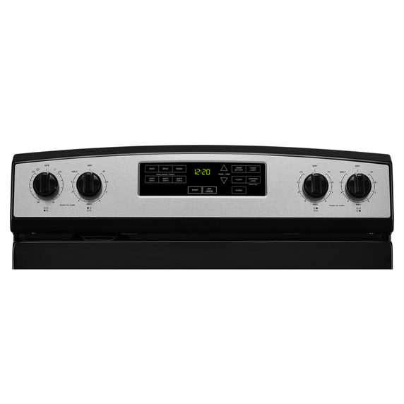 Amana® 30-inch Amana® Electric Range with Extra-Large Oven Window YAER6603SMS