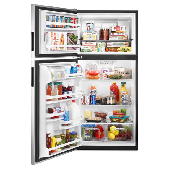 Amana® 30-inch Wide Top-Freezer Refrigerator with Glass Shelves  - 18 cu. ft. ART318FFDS