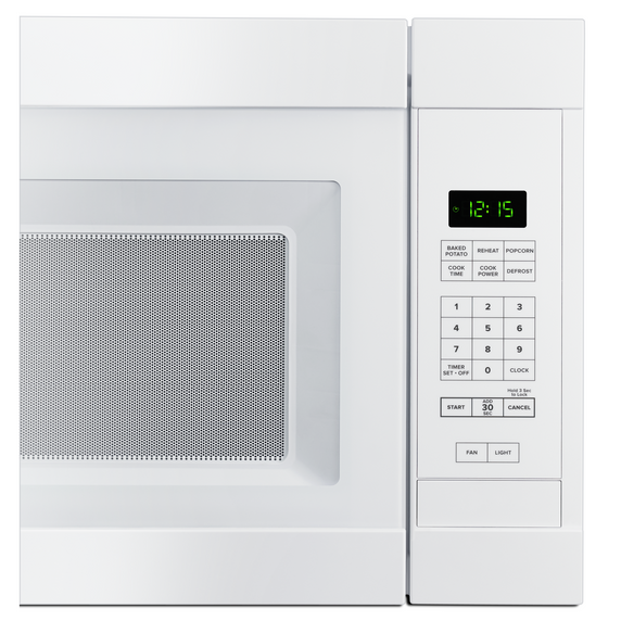 Amana® 1.6 cu. ft. Over-the-Range Microwave with Add 0:30 Seconds YAMV2307PFW