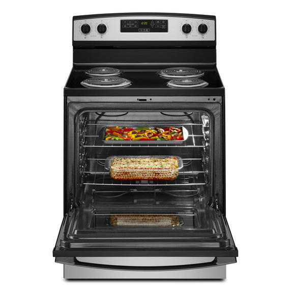 Amana® 30-inch Amana® Electric Range with Bake Assist Temps YACR4303MMS