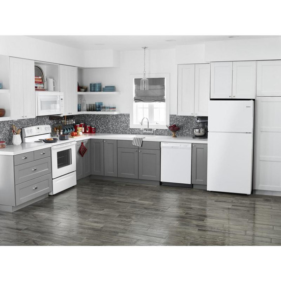 Amana® 18 cu. ft. Top-Freezer Refrigerator with Electronic Temperature Controls ART318FFDW