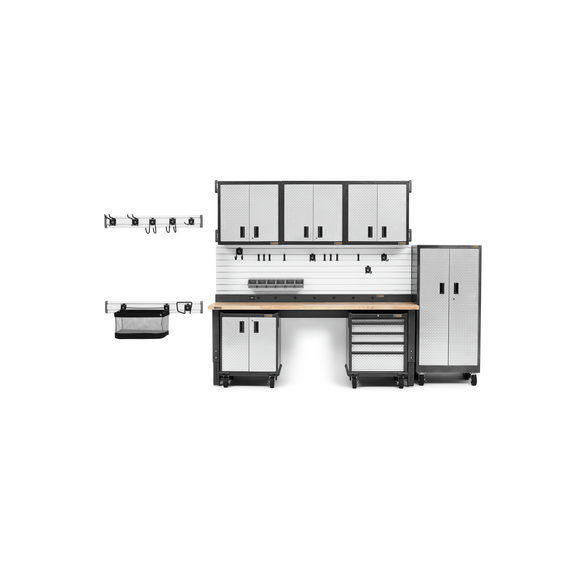 Gladiator® 8' Adjustable Height Hardwood Workbench GAWB08HWEG