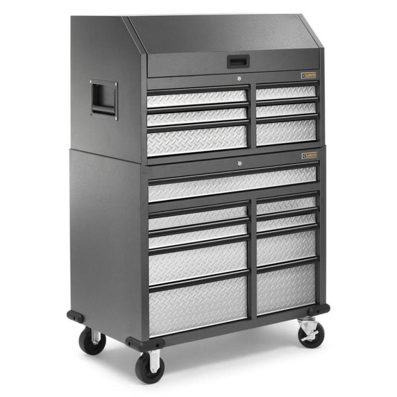 Gladiator® Premier 41 inch (104.1 cm) 15-drawer Mobile Tool Chest Combo GATC4115JG