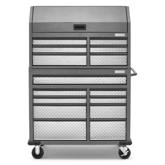 Gladiator® Premier 41 inch (104.1 cm) 15-drawer Mobile Tool Chest Combo GATC4115JG