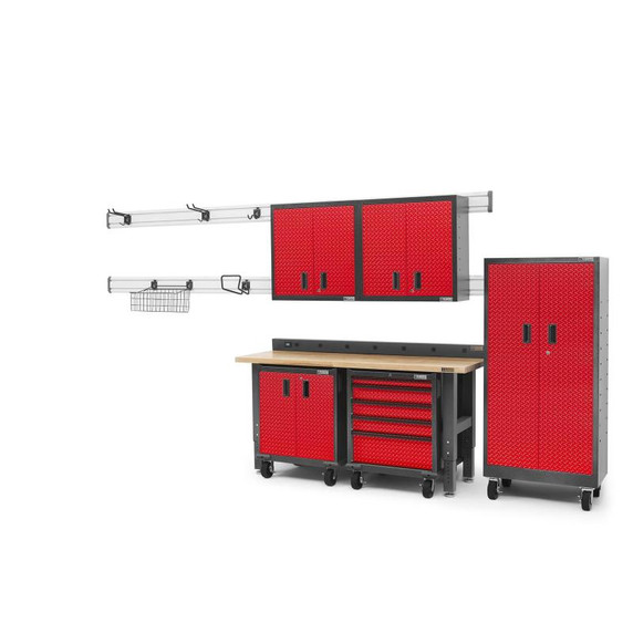 Gladiator® 6' (182.9 cm) Wide 9-Outlet Workbench Powerstrip GAAC68PSDG Gladiator® 6' (182.9 cm) Wide 9-Outlet Workbench Powerstrip GAAC68PSDG