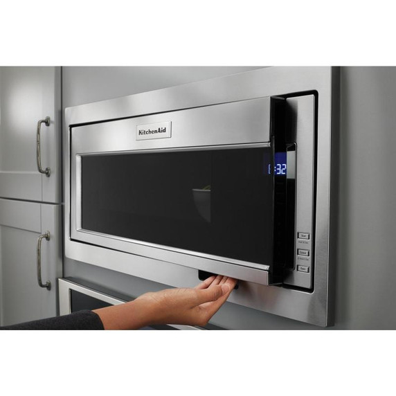 Built-In Low Profile Microwave Slim Trim Kit with Pocket Handle, Stainless Steel W11451314
