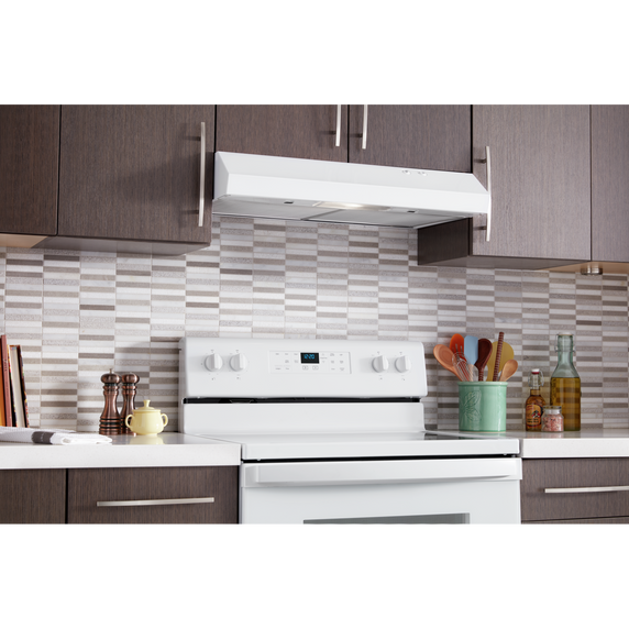 30 Range Hood with Full-Width Grease Filters WVU17UC0JW