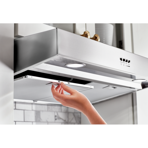 30 Range Hood with Full-Width Grease Filters WVU37UC0FS