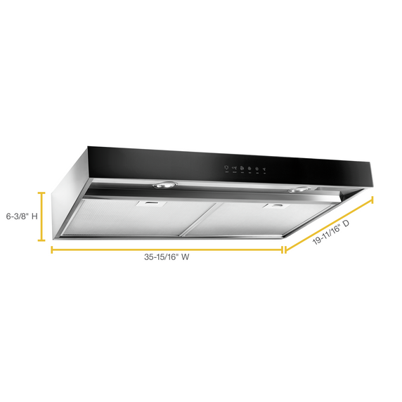 36" Range Hood with Boost Function WVU57UC6FS