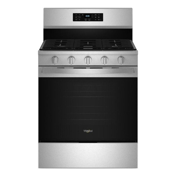 Whirlpool® 30-inch Gas Range with Air Cooking Technology, No Preheat Air Fry and Air Baking and Self Clean WFGS5030RZ