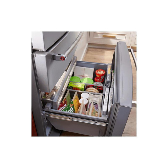 Kitchenaid® 26.2 Cu. Ft. Multi-Door French Door Refrigerator with Platinum Interior KRMF536RBS Kitchenaid® 26.2 Cu. Ft. Multi-Door French Door Refrigerator with Platinum Interior KRMF536RBS