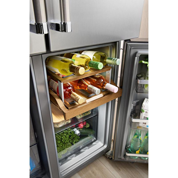 Kitchenaid® 36" Counter-Depth 19.4 Cu Ft 4-Door Refrigerator with Flexible Temperature Zone KRQC736RPS