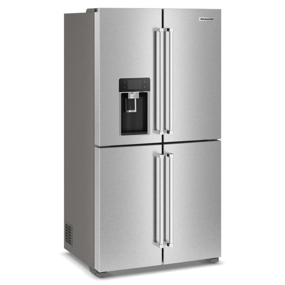 Kitchenaid® 36" Counter-Depth 19.4 Cu Ft 4-Door Refrigerator with Flexible Temperature Zone KRQC736RPS