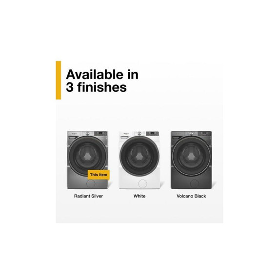 Whirlpool® 5.2 cu. ft. I.E.C. Smart Front Load ENERGY STAR® Certified Washer with FreshFlow™ Vent System WFW5720RR