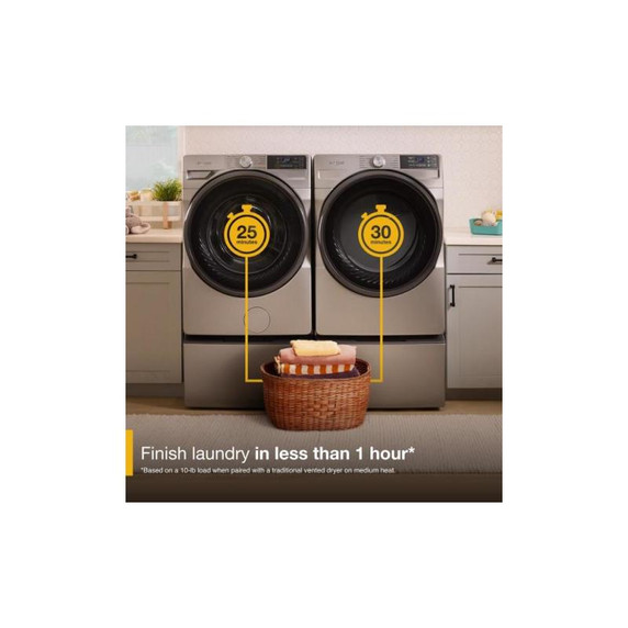 Whirlpool® 5.2 cu. ft. I.E.C. Smart Front Load ENERGY STAR® Certified Washer with FreshFlow™ Vent System WFW5720RR