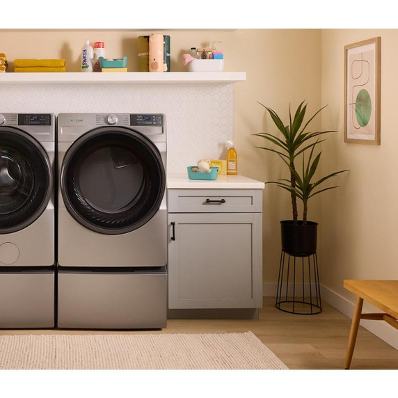 Whirlpool® 7.4 cu. ft. Smart Front Load ENERGY STAR® Certified Gas Dryer with Wrinkle Shield™ Option WGD5720RR