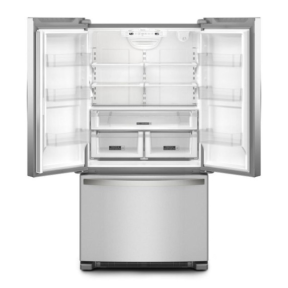 Whirlpool® 36-Inch Wide Counter-Depth French Door Bottom Mount Refrigerator - 20 cu. ft. WRFC2036RZ