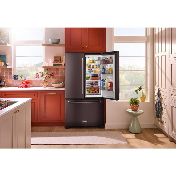 Kitchenaid® 20 cu. ft. 36-Inch Width Counter-Depth French Door Refrigerator with Interior Dispense KRFC136RBS